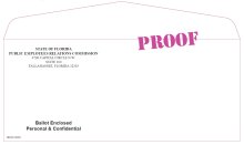 PERC Ballot Envelope